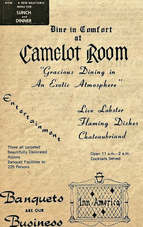 Crystal House Motel (Inn America) - Inn America Camelot Room 1969